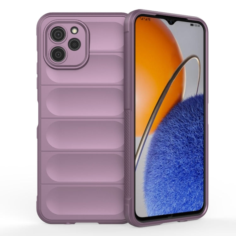 For Huawei nova Y61 Magic Shield TPU + Flannel Phone Case(Purple) - Huawei Cases by buy2fix | Online Shopping UK | buy2fix