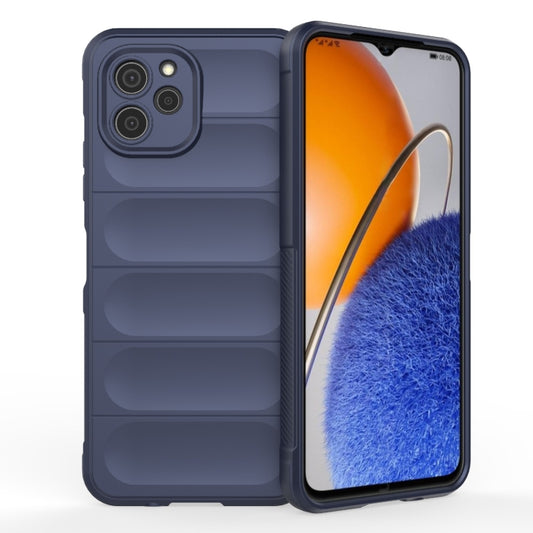 For Huawei nova Y61 Magic Shield TPU + Flannel Phone Case(Dark Blue) - Huawei Cases by buy2fix | Online Shopping UK | buy2fix