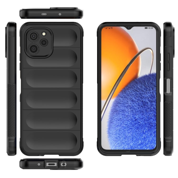 For Huawei nova Y61 Magic Shield TPU + Flannel Phone Case(Dark Blue) - Huawei Cases by buy2fix | Online Shopping UK | buy2fix