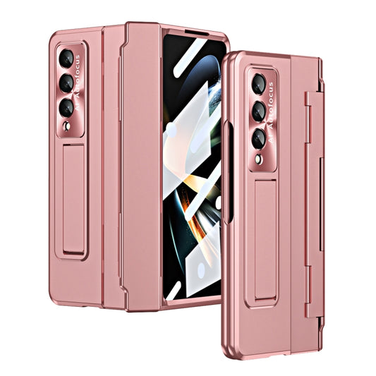 For Samsung Galaxy Z Fold4 Integrated Folding Phone Case with Hinge(Rose Gold) - Galaxy Z Fold4 5G Cases by buy2fix | Online Shopping UK | buy2fix