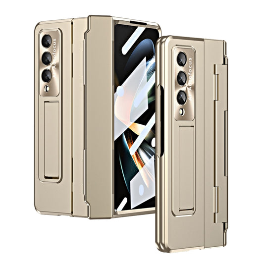 For Samsung Galaxy Z Fold4 Integrated Folding Phone Case with Hinge(Champagne Gold) - Galaxy Z Fold4 5G Cases by buy2fix | Online Shopping UK | buy2fix