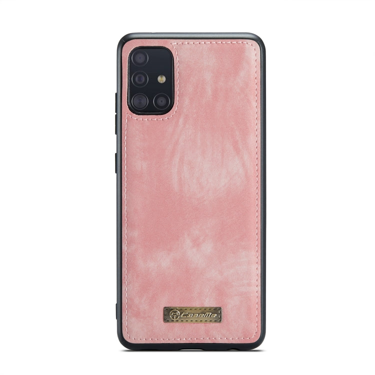 For Samsung Galaxy A71 4G CaseMe-008 Detachable Multifunctional Horizontal Flip Leather Case with Card Slot & Holder & Zipper Wallet & Photo Frame (Pink) - Galaxy Phone Cases by CaseMe | Online Shopping UK | buy2fix