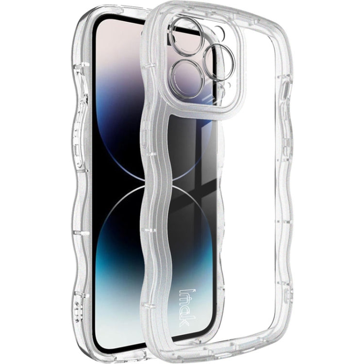 For iPhone 14 Pro IMAK UX-8 Series Transparent Shockproof TPU Phone Case(Transparent) - iPhone 14 Pro Cases by imak | Online Shopping UK | buy2fix