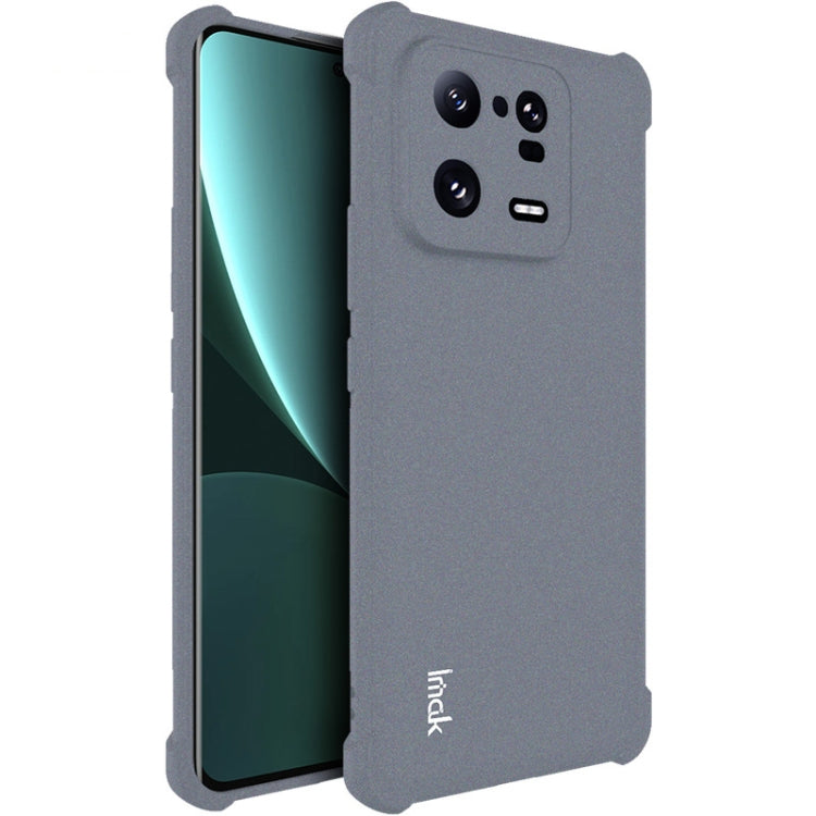 For Xiaomi 13 Pro 5G imak Shockproof Airbag TPU Phone Case(Matte Grey) - 13 Pro Cases by imak | Online Shopping UK | buy2fix