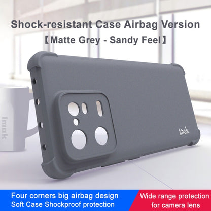 For Xiaomi 13 Pro 5G imak Shockproof Airbag TPU Phone Case(Matte Grey) - 13 Pro Cases by imak | Online Shopping UK | buy2fix