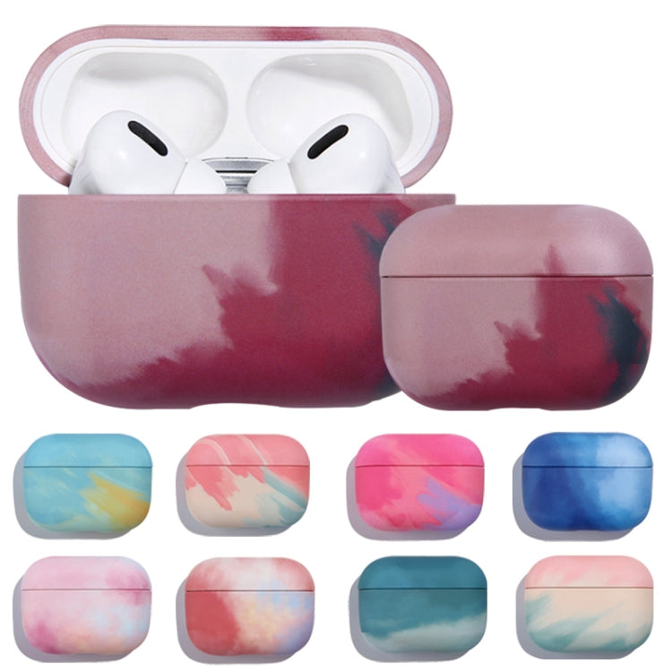 For AirPods 3 Ink Painting Water Sticker PC Earphone Case(Ink Rainbow) - For AirPods 3 by buy2fix | Online Shopping UK | buy2fix