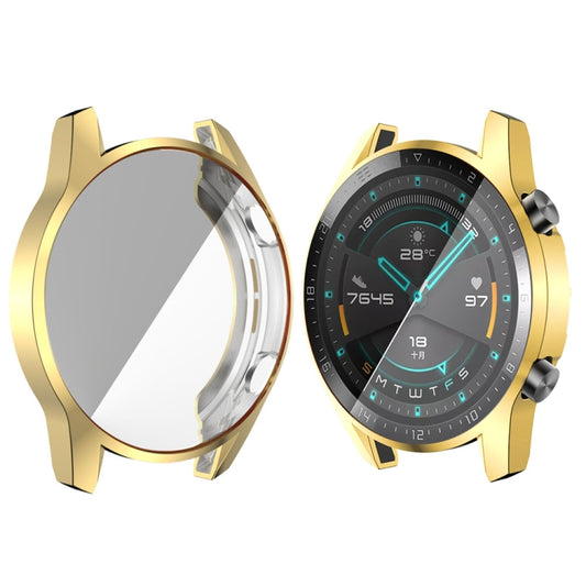 For Huawei Watch GT2 46mm TPU All Inclusive Watch Case(Golden) - Watch Cases by Huawei | Online Shopping UK | buy2fix