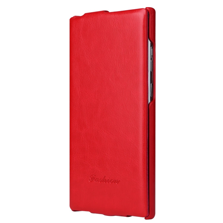 For Samsung Galaxy S23 Ultra 5G Fierre Shann 64 Texture Vertical Flip PU Leather Phone Case(Red) - Galaxy S23 Ultra 5G Cases by FIERRE SHANN | Online Shopping UK | buy2fix