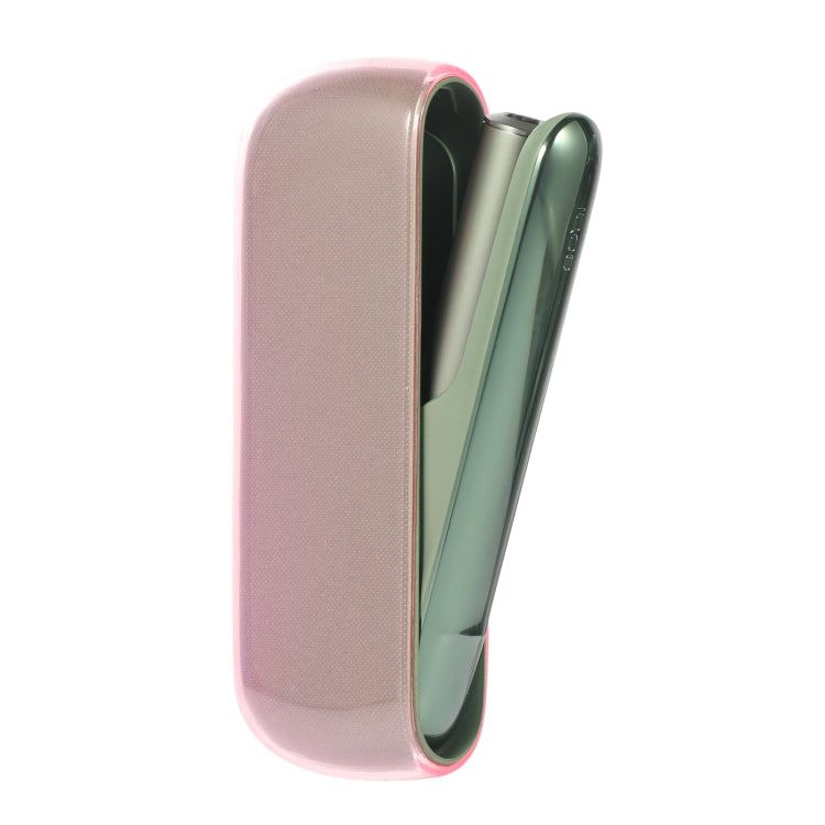 For IQOS ILUMA TPU Electronic Cigarette Protective Case Charging Compartment(Transparent Pink) - E Cigarette Accessories by buy2fix | Online Shopping UK | buy2fix