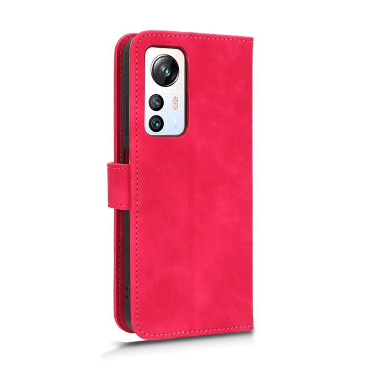 For Blackview A85 Skin Feel Magnetic Flip Leather Phone Case(Rose Red) - More Brand by buy2fix | Online Shopping UK | buy2fix