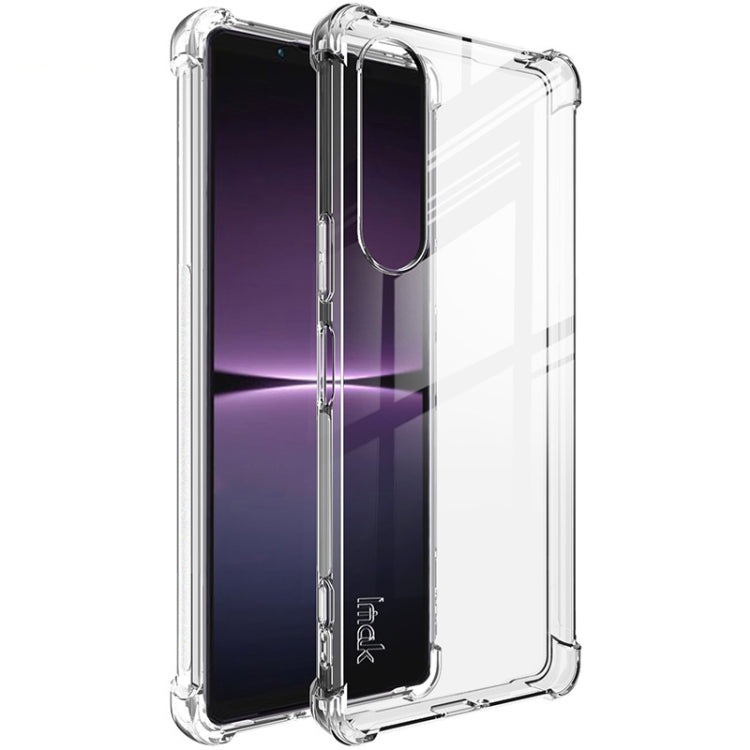 For Sony Xperia 1 V imak Shockproof Airbag TPU Phone Case(Transparent) - Sony Cases by imak | Online Shopping UK | buy2fix