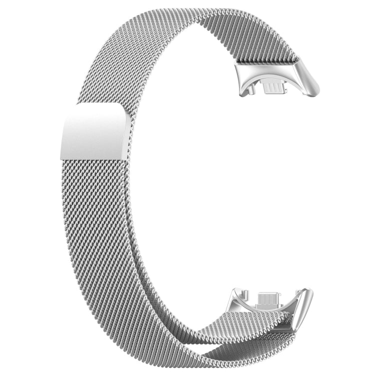 For Xiaomi Mi Band 8 Milanese Metal Watch Band(Silver) - Watch Bands by buy2fix | Online Shopping UK | buy2fix