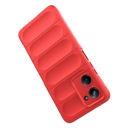 For Realme 10 Pro 5G Magic Shield TPU + Flannel Phone Case(Black) - Realme Cases by buy2fix | Online Shopping UK | buy2fix