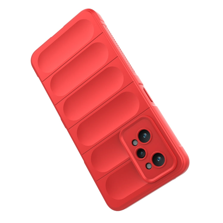 For Realme GT2 Magic Shield TPU + Flannel Phone Case(Wine Red) - Realme Cases by buy2fix | Online Shopping UK | buy2fix