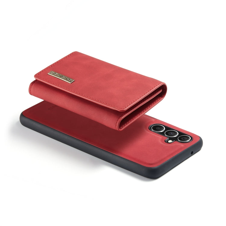 For Samsung Galaxy S23 FE 5G DG.MING M1 Series 3-Fold Multi Card Wallet + Magnetic Phone Case(Red) - Galaxy S23 FE 5G Cases by DG.MING | Online Shopping UK | buy2fix