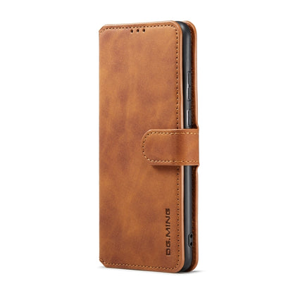 For Samsung Galaxy S23 5G DG.MING Retro Oil Edge Flip Leather Phone Case(Brown) - Galaxy S23 5G Cases by DG.MING | Online Shopping UK | buy2fix