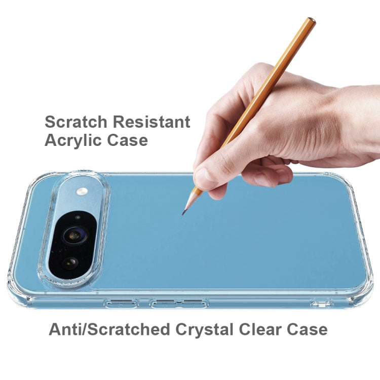 For Google Pixel 9 Scratchproof Acrylic TPU Phone Case(Transparent) - Google Cases by buy2fix | Online Shopping UK | buy2fix