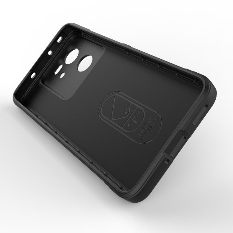 For Xiaomi Redmi K60 Ultra Magic Shield TPU + Flannel Phone Case(Grey) - Redmi K60 Ultra Cases by buy2fix | Online Shopping UK | buy2fix