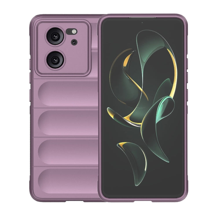 For Xiaomi Redmi K60 Ultra Magic Shield TPU + Flannel Phone Case(Purple) - Redmi K60 Ultra Cases by buy2fix | Online Shopping UK | buy2fix