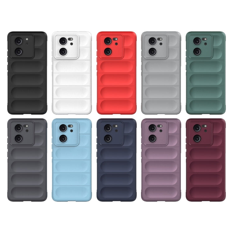 For Xiaomi Redmi K60 Ultra Magic Shield TPU + Flannel Phone Case(Purple) - Redmi K60 Ultra Cases by buy2fix | Online Shopping UK | buy2fix