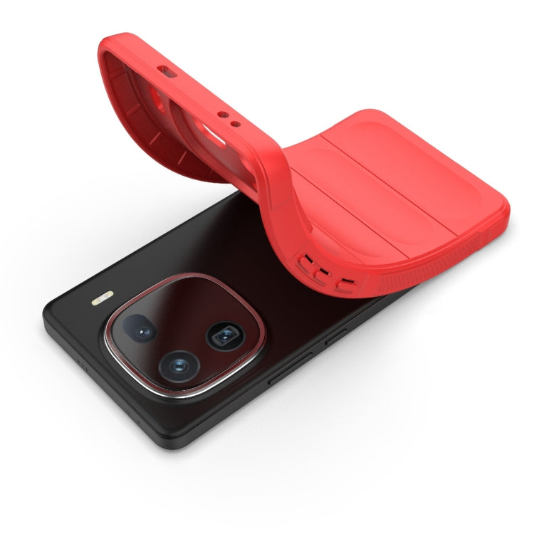 For vivo iQOO 12 5G Magic Shield TPU + Flannel Phone Case(Light Blue) - iQOO 12 Cases by buy2fix | Online Shopping UK | buy2fix