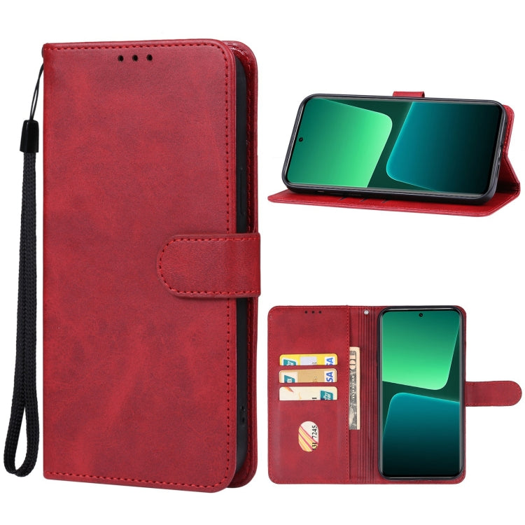 For Xiaomi 13T Pro Leather Phone Case(Red) - Xiaomi Cases by buy2fix | Online Shopping UK | buy2fix