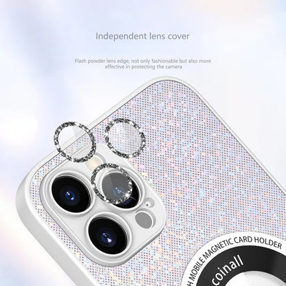 For iPhone 11 Colorful Glitter Magnetic Magsafe TPU + PC Phone Case(Blue) - iPhone 11 Cases by buy2fix | Online Shopping UK | buy2fix