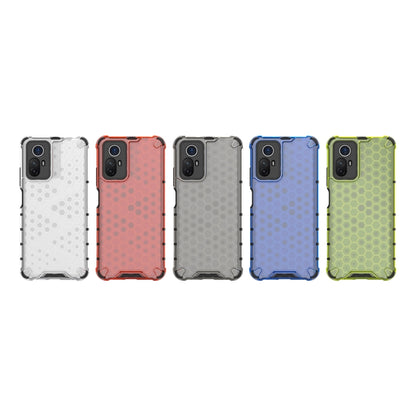 For Xiaomi Note 12S 4G Global Shockproof Honeycomb PC + TPU Phone Case(Blue) - Xiaomi Cases by buy2fix | Online Shopping UK | buy2fix