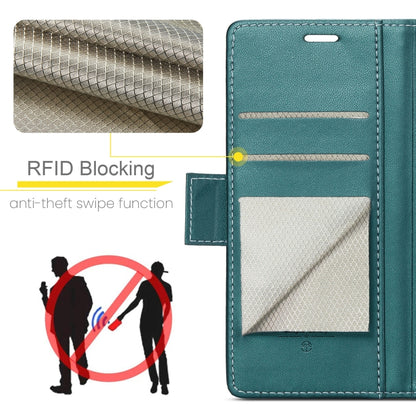 For Xiaomi 14 CaseMe 023 Butterfly Buckle Litchi Texture RFID Anti-theft Leather Phone Case(Pearly Blue) - 14 Cases by CaseMe | Online Shopping UK | buy2fix