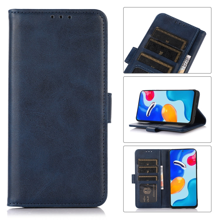 For Xiaomi Redmi K70E / POCO X6 Pro Cow Texture Leather Phone Case(Blue) - K70E Cases by buy2fix | Online Shopping UK | buy2fix