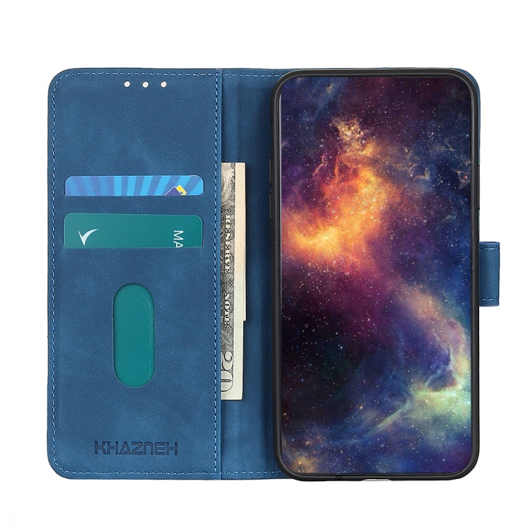 For Xiaomi 14 KHAZNEH Retro Texture Flip Leather Phone Case(Blue) - 14 Cases by buy2fix | Online Shopping UK | buy2fix
