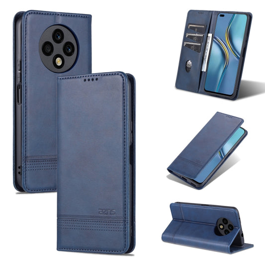 For Huawei Enjoy 60 Pro AZNS Magnetic Calf Texture Flip Leather Phone Case(Dark Blue) - Huawei Cases by AZNS | Online Shopping UK | buy2fix