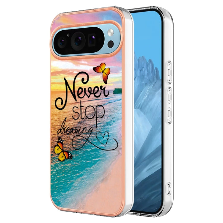 For Google Pixel 9 / 9 Pro Electroplating IMD TPU Phone Case(Dream Butterfly) - Google Cases by buy2fix | Online Shopping UK | buy2fix