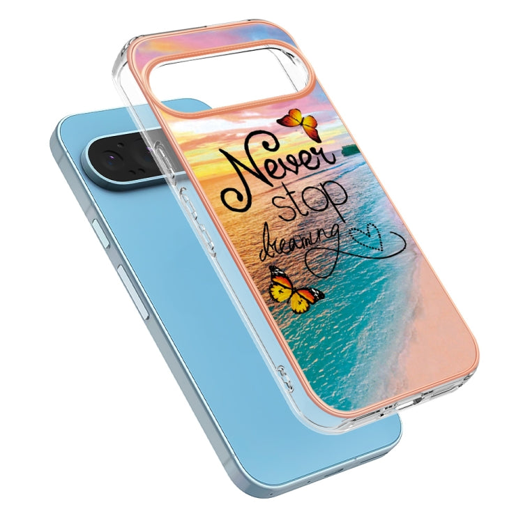 For Google Pixel 9 / 9 Pro Electroplating IMD TPU Phone Case(Dream Butterfly) - Google Cases by buy2fix | Online Shopping UK | buy2fix