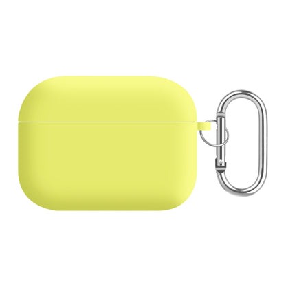 For AirPods Pro PC Lining Silicone Bluetooth Earphone Protective Case(Shiny Yellow) - For AirPods Pro by buy2fix | Online Shopping UK | buy2fix