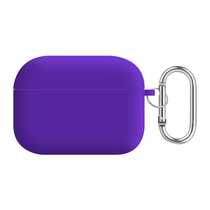 For AirPods Pro PC Lining Silicone Bluetooth Earphone Protective Case(Dark Purple) - For AirPods Pro by buy2fix | Online Shopping UK | buy2fix