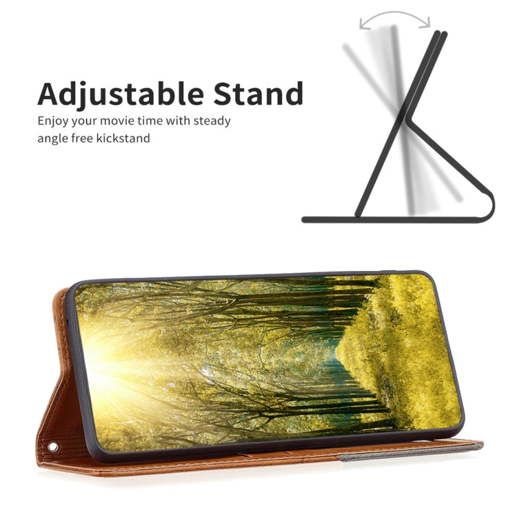 For Xiaomi Redmi Note 13 Rhombus Texture Magnetic Leather Phone Case(Yellow) - Xiaomi Cases by buy2fix | Online Shopping UK | buy2fix