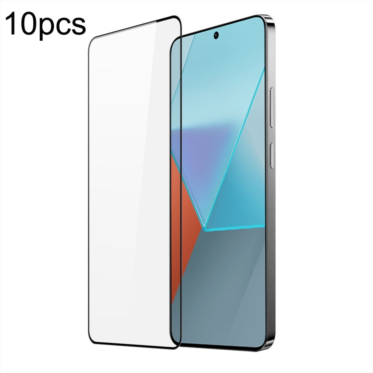 For Xiaomi Redmi Note 13 4G 10pcs DUX DUCIS 0.33mm 9H Medium Alumina Tempered Glass Film -  by DUX DUCIS | Online Shopping UK | buy2fix