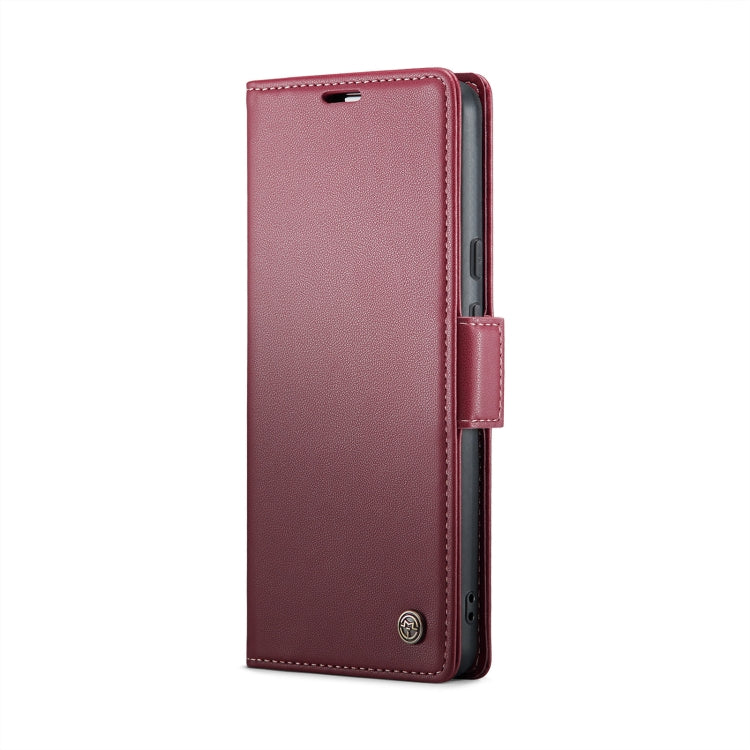 For Google Pixel 9 Pro XL CaseMe 023 Butterfly Buckle Litchi Texture RFID Anti-theft Leather Phone Case(Wine Red) - Google Cases by CaseMe | Online Shopping UK | buy2fix