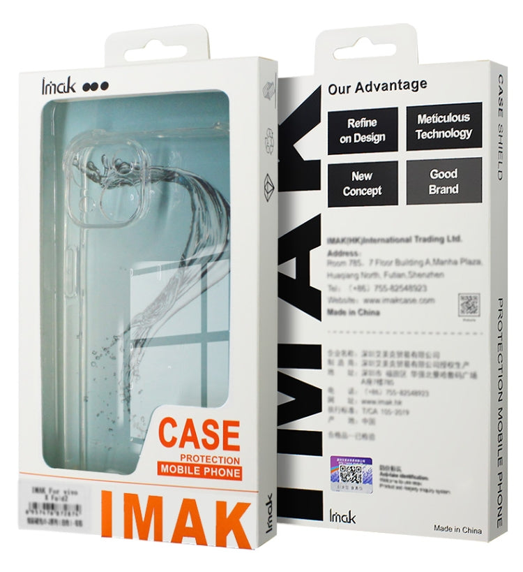 For Xiaomi Redmi Note 13 Pro 4G Global imak Shockproof Airbag TPU Phone Case(Transparent) - Note 13 Pro Cases by imak | Online Shopping UK | buy2fix