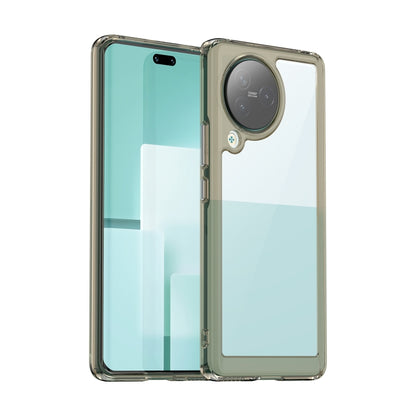 For Xiaomi Civi 3 Colorful Series Acrylic Hybrid TPU Phone Case(Transparent Grey) - Xiaomi Cases by buy2fix | Online Shopping UK | buy2fix