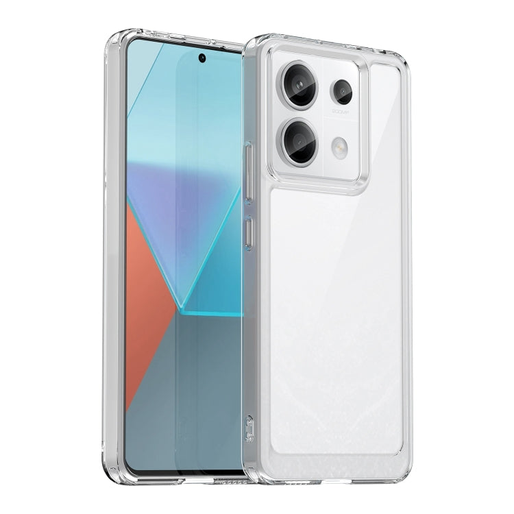 For Xiaomi Redmi Note 13 Pro 5G Colorful Series Acrylic Hybrid TPU Phone Case(Transparent) - Note 13 Pro Cases by buy2fix | Online Shopping UK | buy2fix