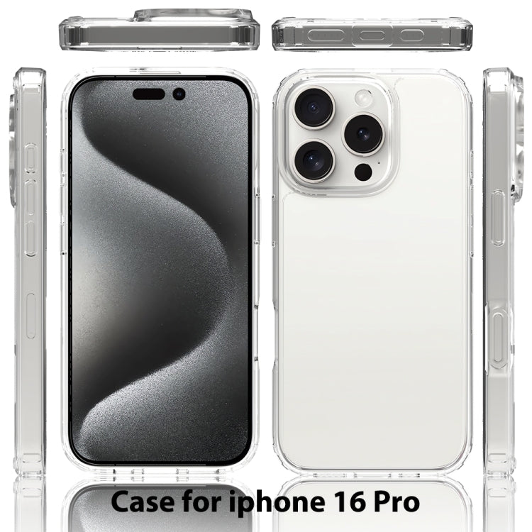 For iPhone 16 Pro Scratchproof Acrylic TPU Phone Case(Transparent) - iPhone 16 Pro Cases by buy2fix | Online Shopping UK | buy2fix