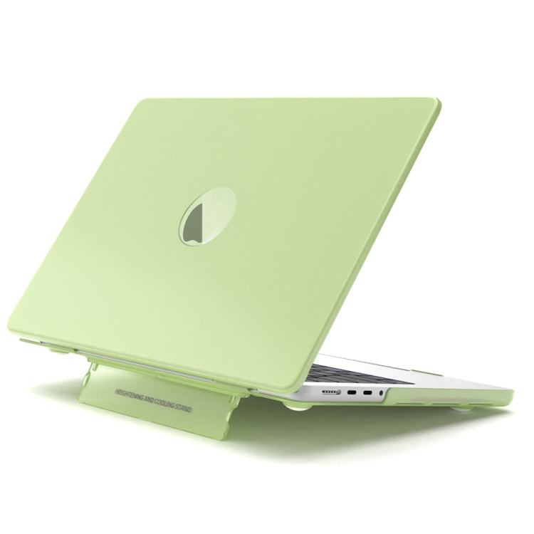 For Macbook Air 13 A1932/A2179/A2337 Frosted Translucent Laptop Protective Case(Morandi Green) - MacBook Air Cases by buy2fix | Online Shopping UK | buy2fix