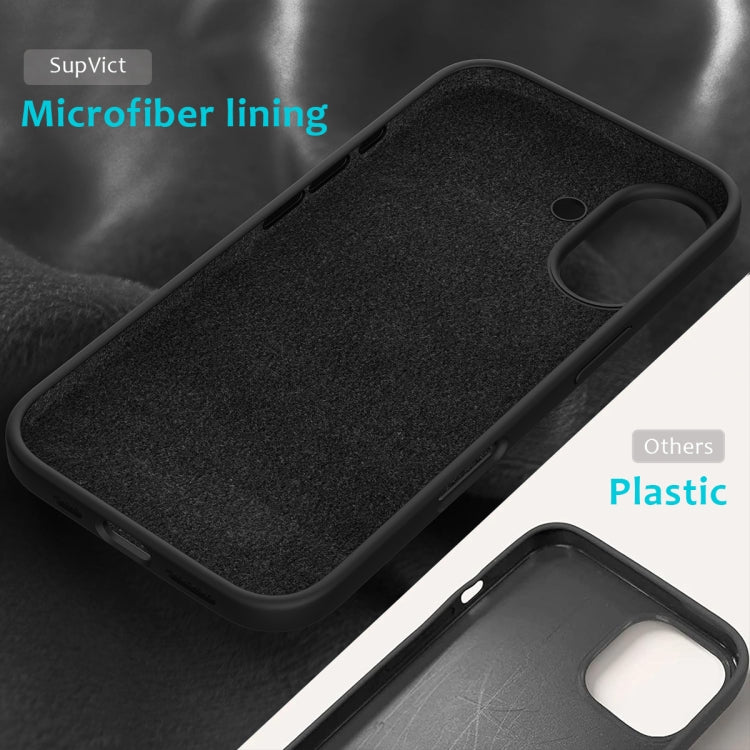 For iPhone 16 Plus Solid Color Silicone Phone Case(Black) - More iPhone Cases by buy2fix | Online Shopping UK | buy2fix