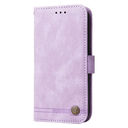 For iPhone 16 Skin Feel Life Tree Leather Phone Case(Purple) - iPhone 16 Cases by buy2fix | Online Shopping UK | buy2fix