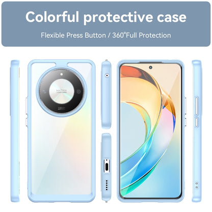 For Honor X9b Colorful Series Acrylic Hybrid TPU Phone Case(Blue) - Honor Cases by buy2fix | Online Shopping UK | buy2fix