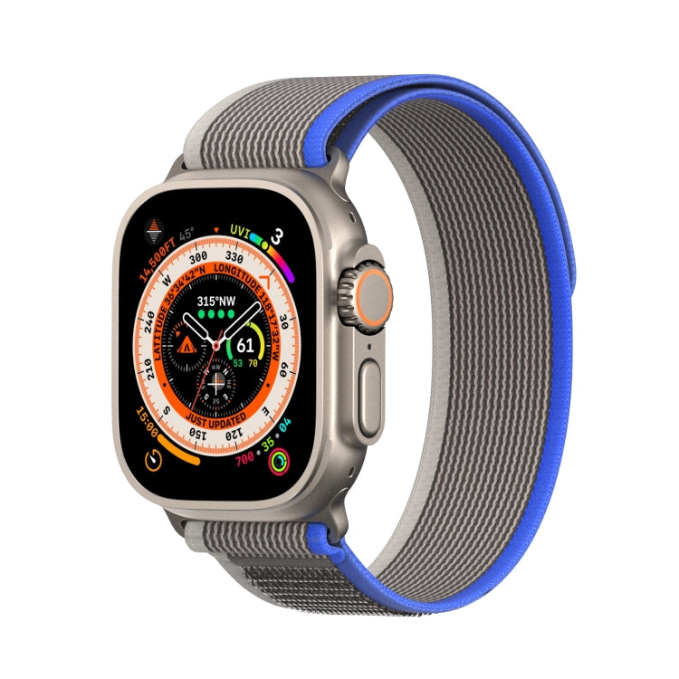 For Apple Watch SE 2023 40mm DUX DUCIS YJ Series Nylon Watch Band(Blue) - Watch Bands by DUX DUCIS | Online Shopping UK | buy2fix