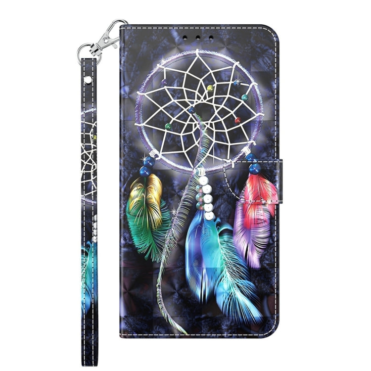 For Google Pixel 9 Pro 3D Painted Pattern Leather Phone Case(Colorful Dreamcatcher) - Google Cases by buy2fix | Online Shopping UK | buy2fix