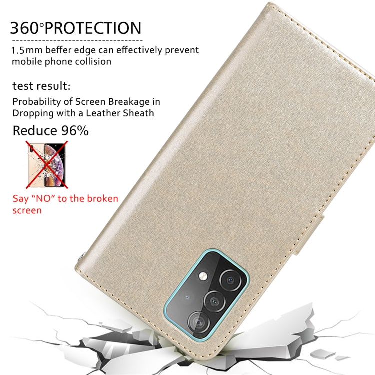 For Xiaomi Redmi A3 Rose Embossed Flip PU Leather Phone Case(Gold) - Xiaomi Cases by buy2fix | Online Shopping UK | buy2fix